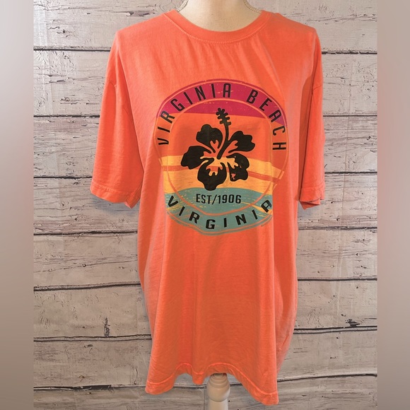 Virginia Beach T-Shirt 100% Cotton-XL - Picture 1 of 3